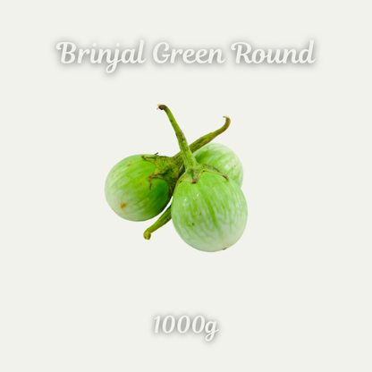 Green Round Brinjal - (Vankayalu)