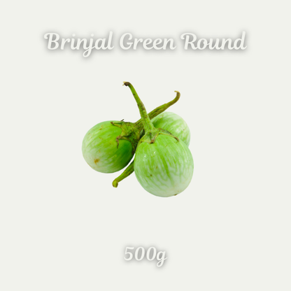 Green Round Brinjal - (Vankayalu)